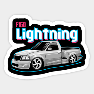 F150 Lightning Pickup Classic American Cars Sticker